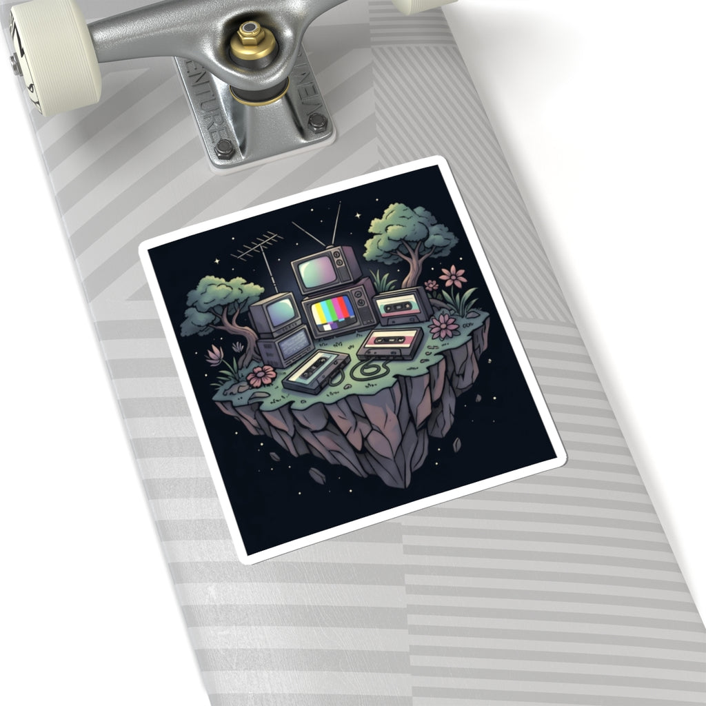 Floating Island | Kiss-Cut Sticker