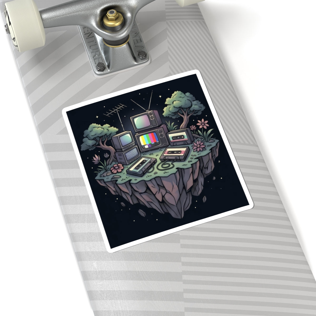 Floating Island | Kiss-Cut Sticker