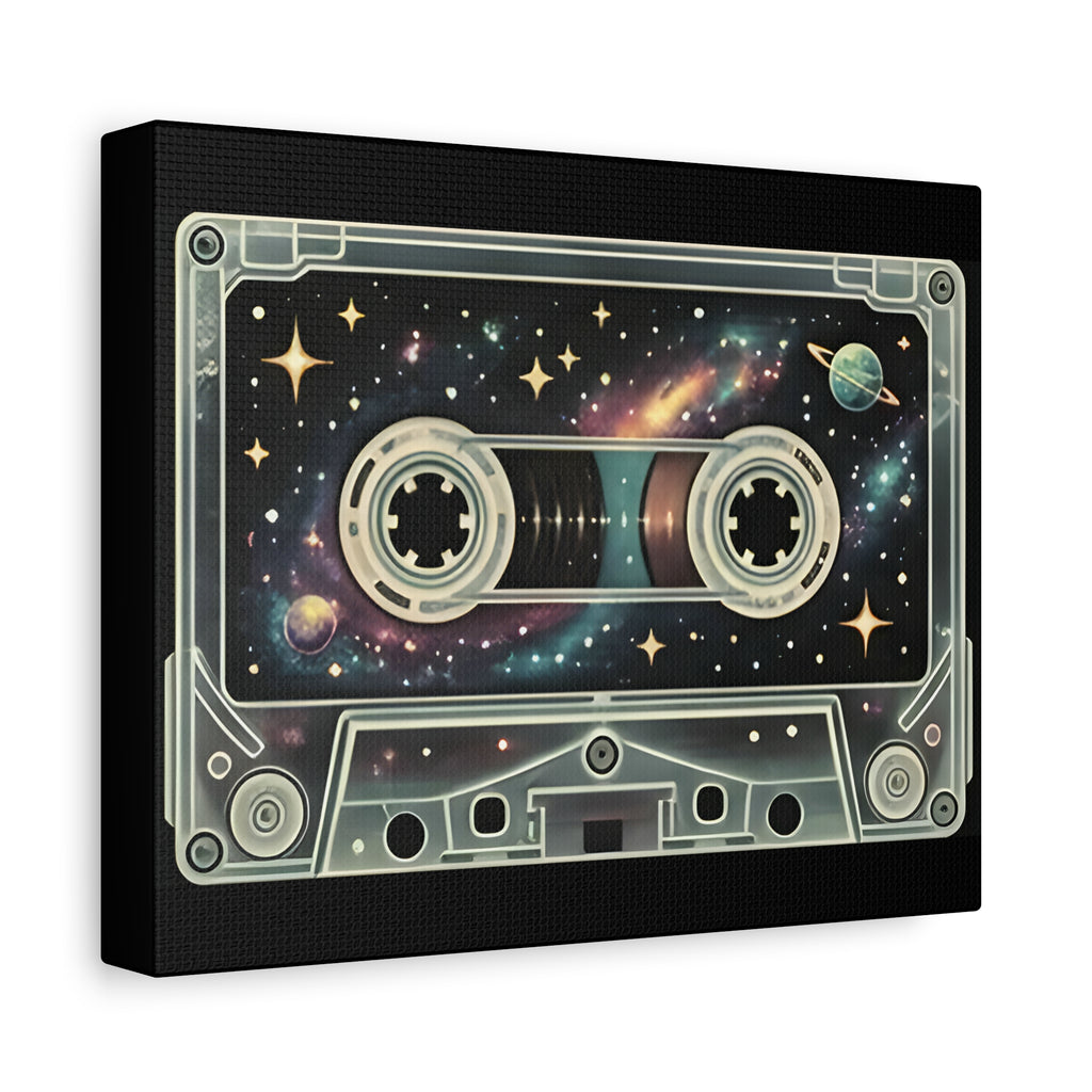 Galaxy Cassette Tape | Matte Canvas