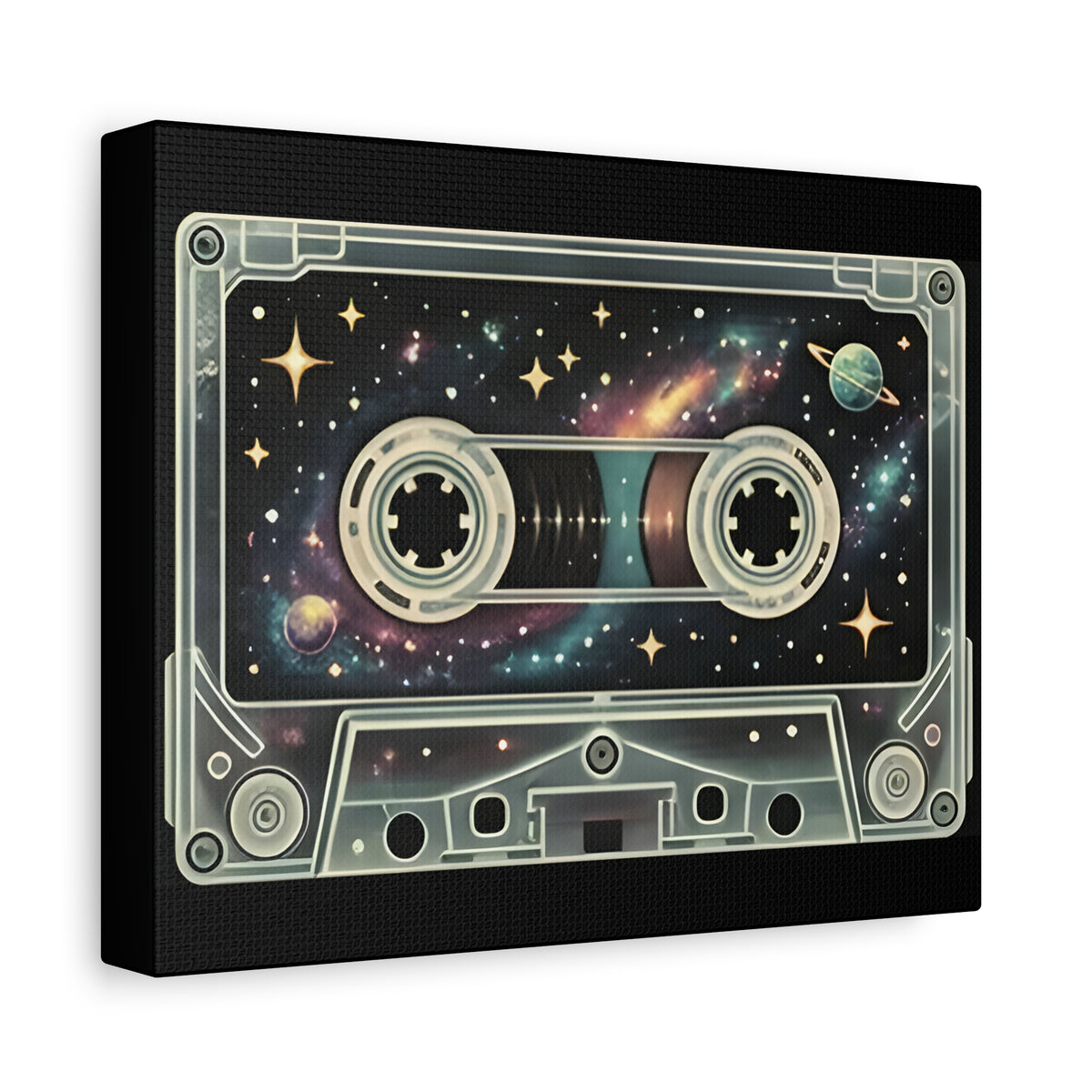 Galaxy Cassette Tape | Matte Canvas