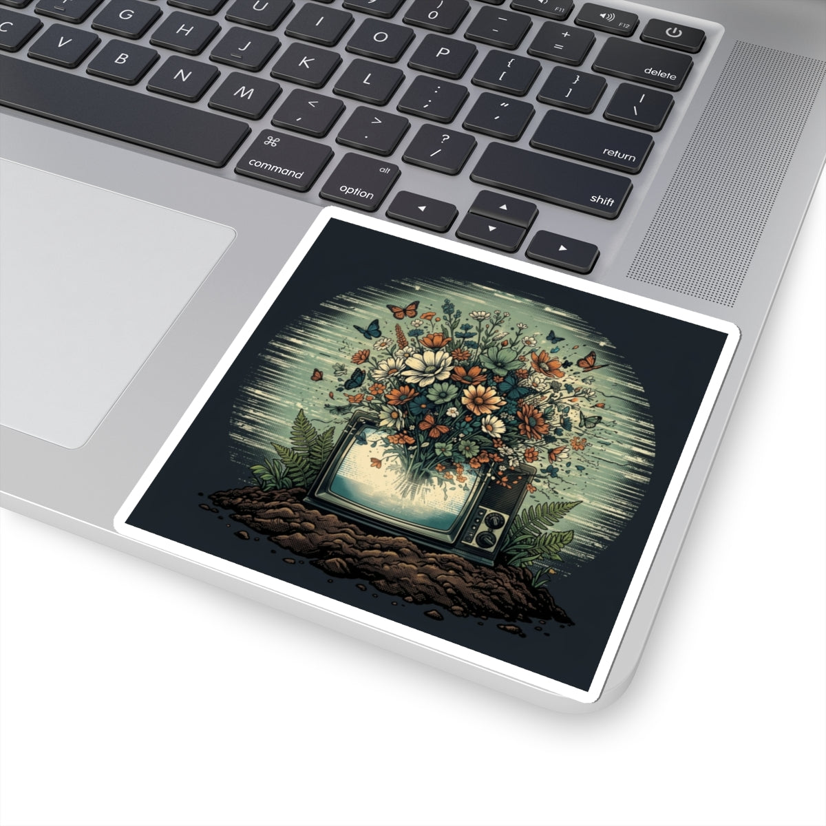 Static Bloom | Kiss-Cut Sticker