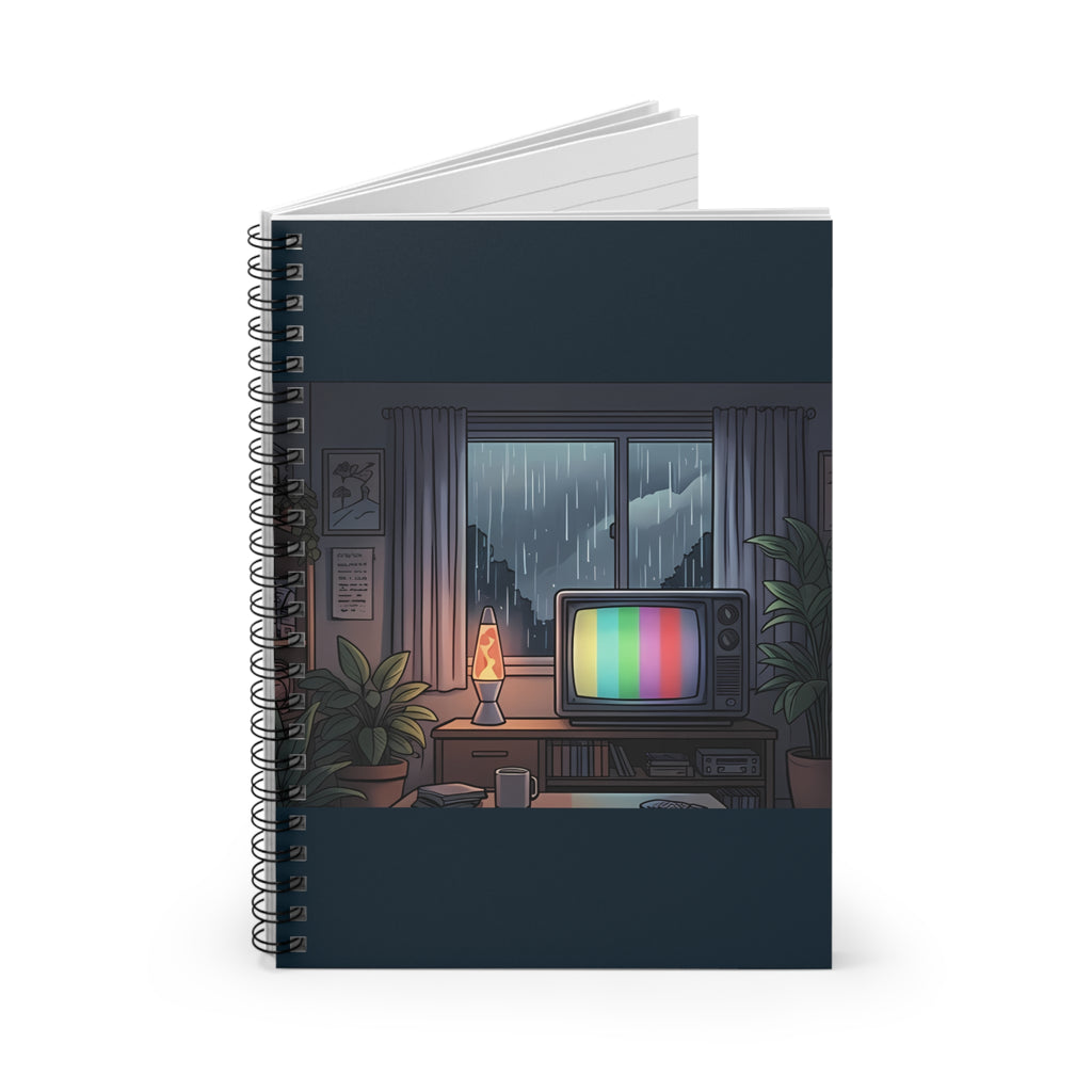 Rainy Night Broadcast | Spiral Bound Notebook