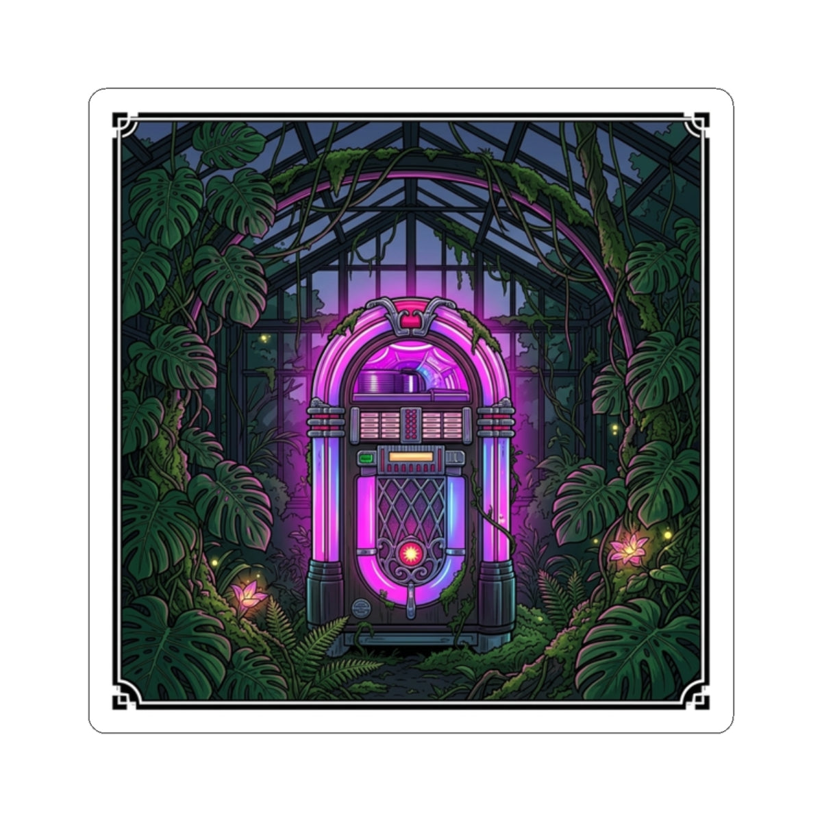 Jukebox Solarium | Kiss-Cut Sticker