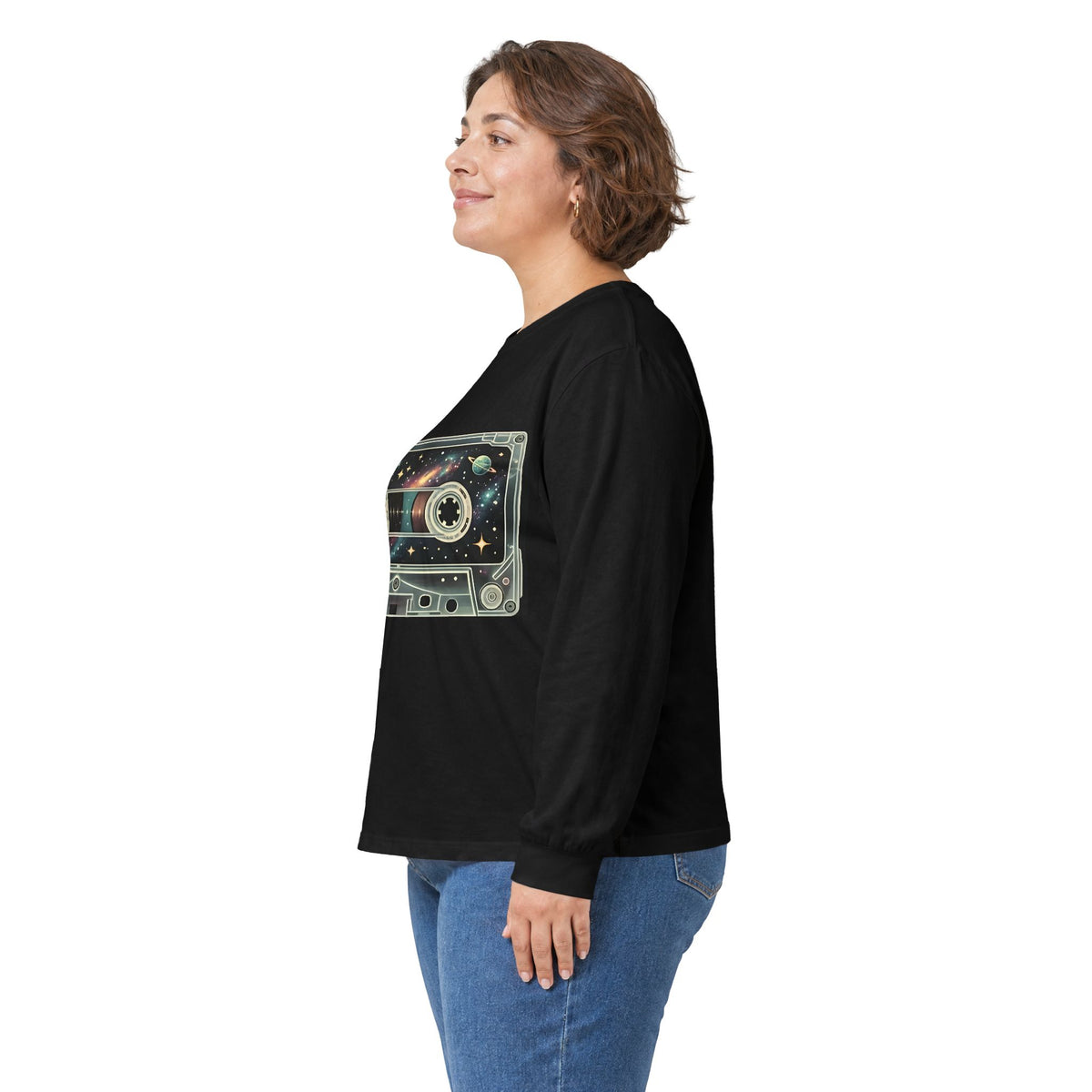 Galaxy Cassette Tape | Long Sleeve Shirt
