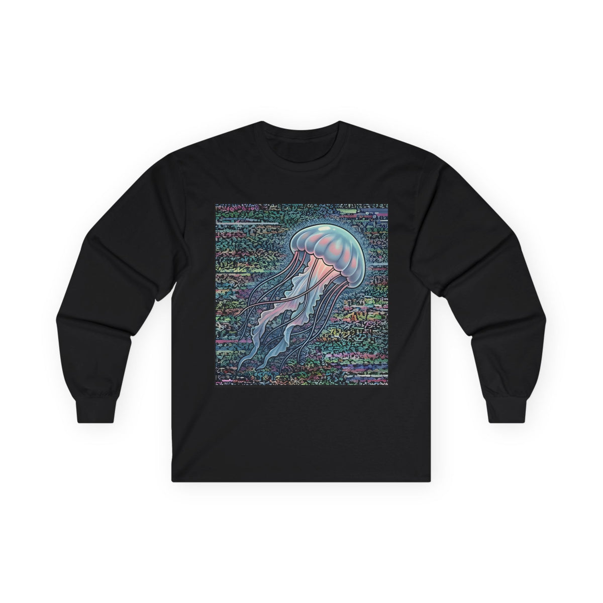 Glitched Jellyfish | Long Sleeve Shirt