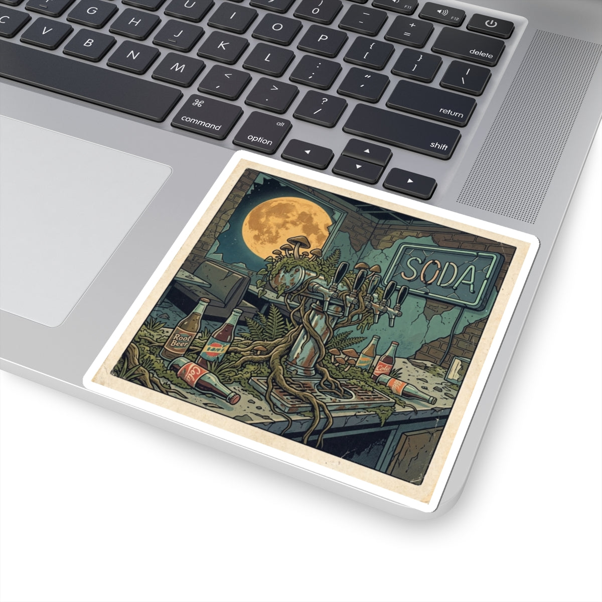 Overgrown Taproom | Kiss-Cut Sticker