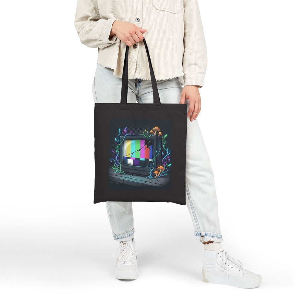 Overgrown Test Screen | Canvas Tote Bag