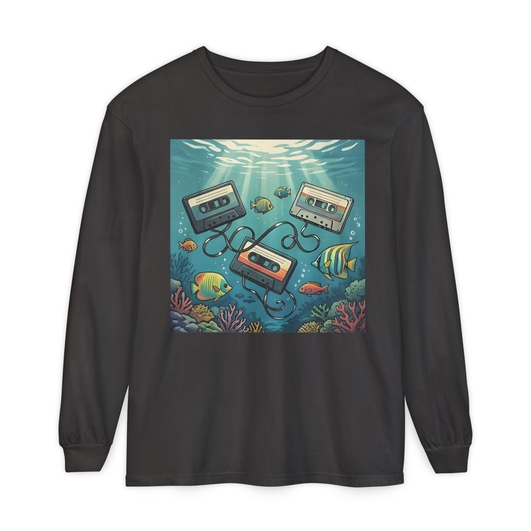 Underwater Cassette Tapes | Long Sleeve Shirt