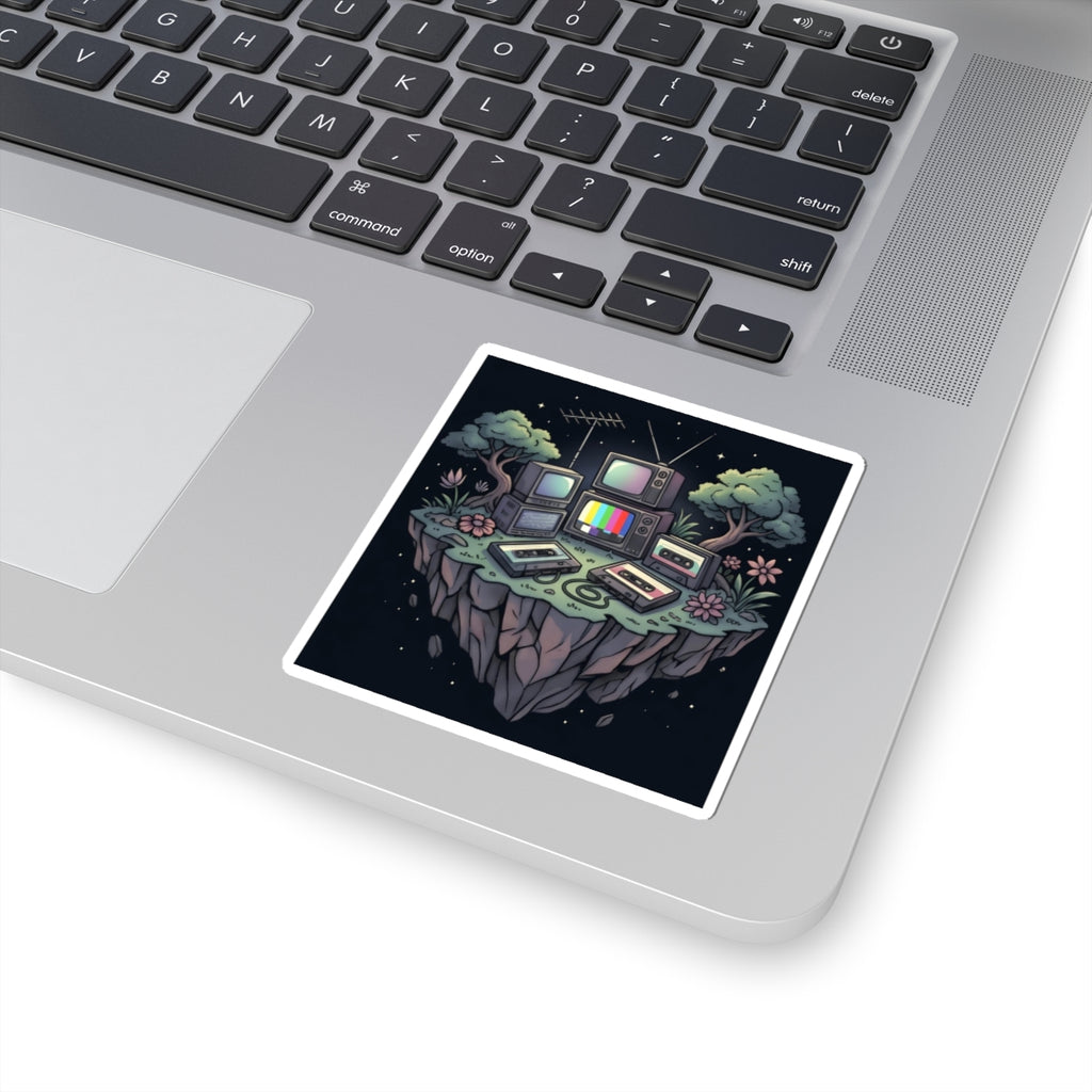 Floating Island | Kiss-Cut Sticker