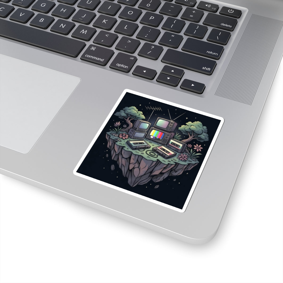 Floating Island | Kiss-Cut Sticker