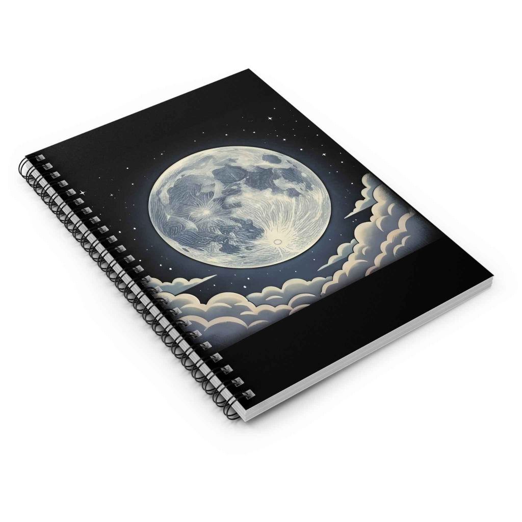 Static Moon | Spiral Bound Notebook