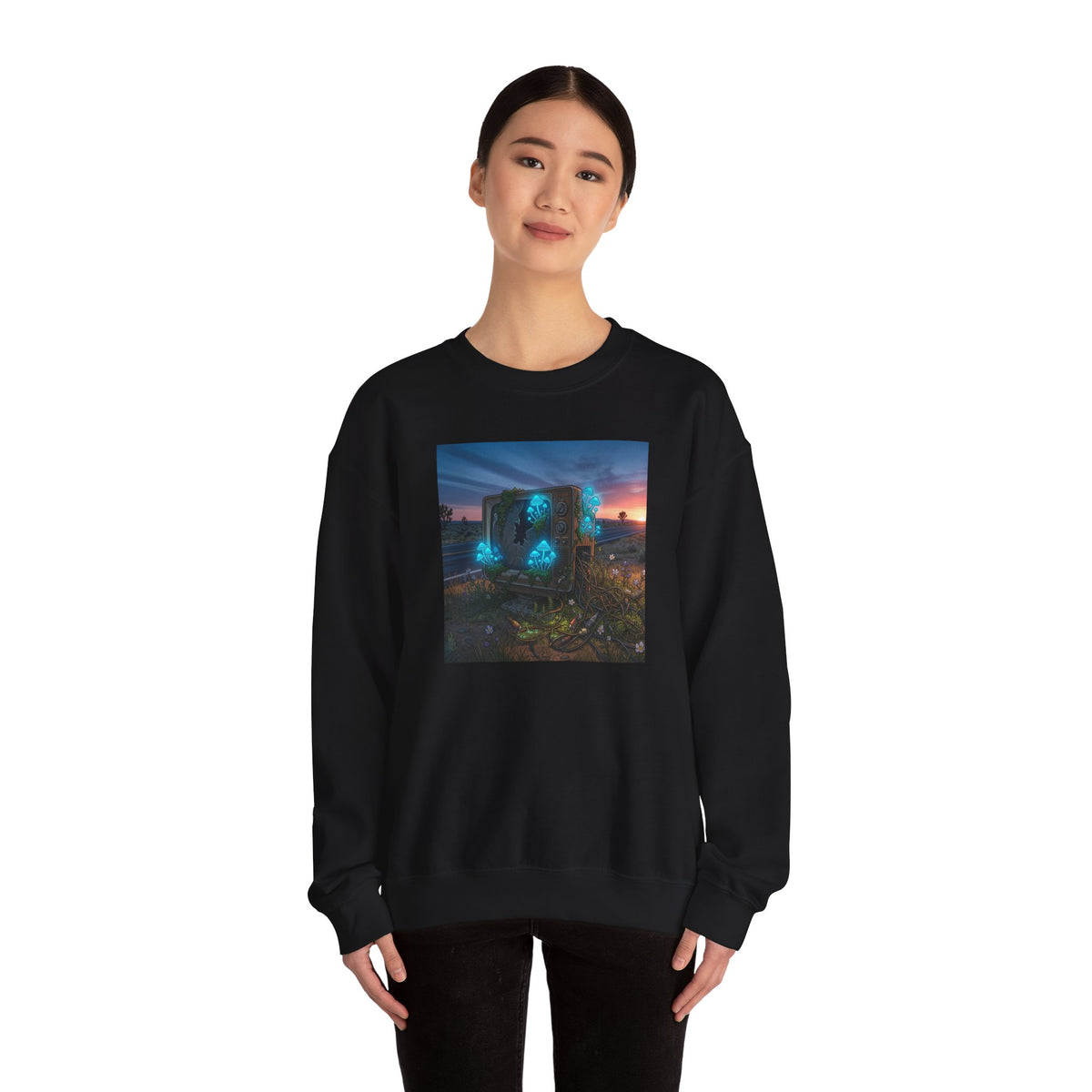 Sunset Static | Crewneck Sweatshirt