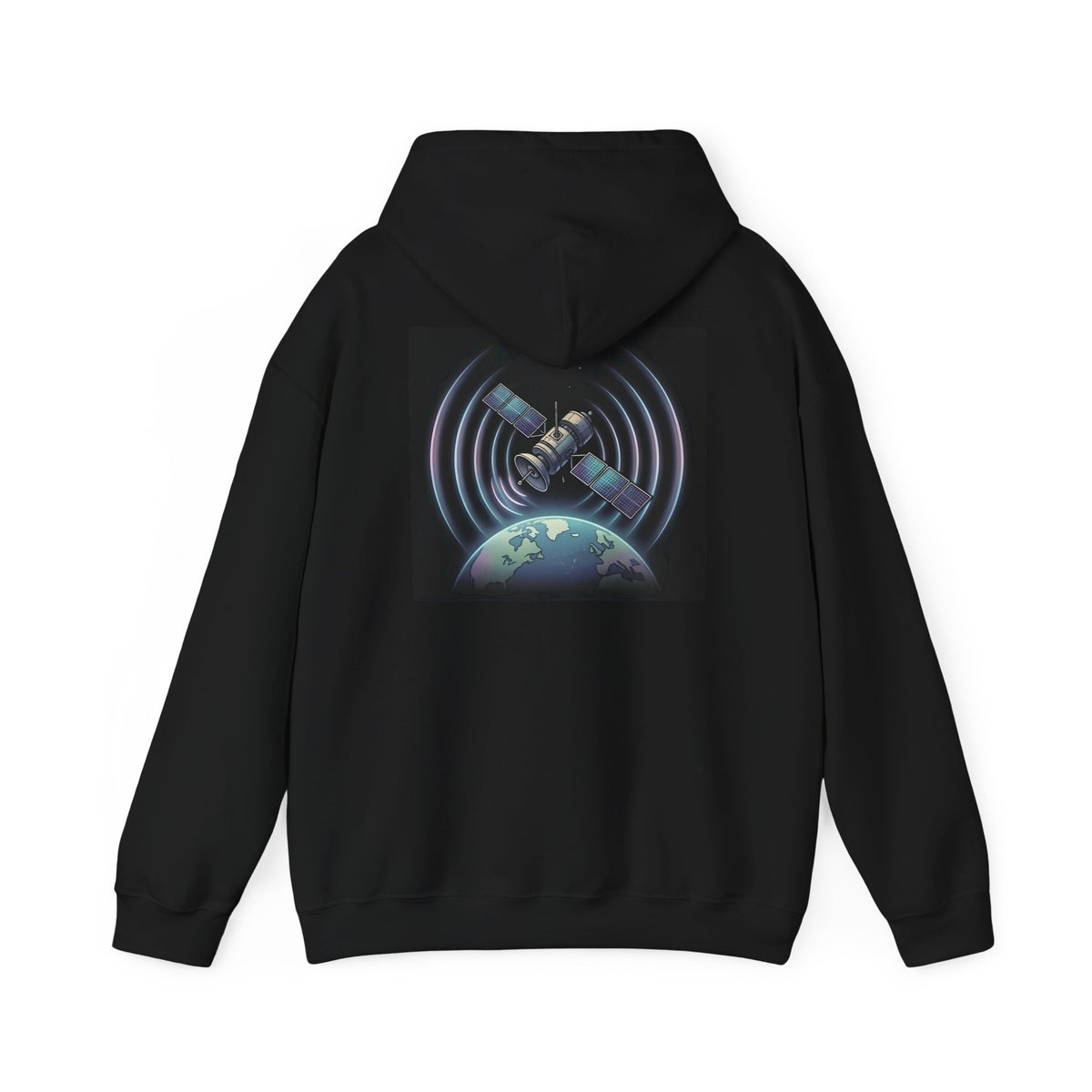 Analog Satellite | Print on Back Hoodie