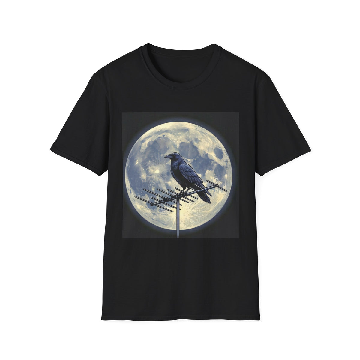 Crow on Antenna | Unisex T-Shirt