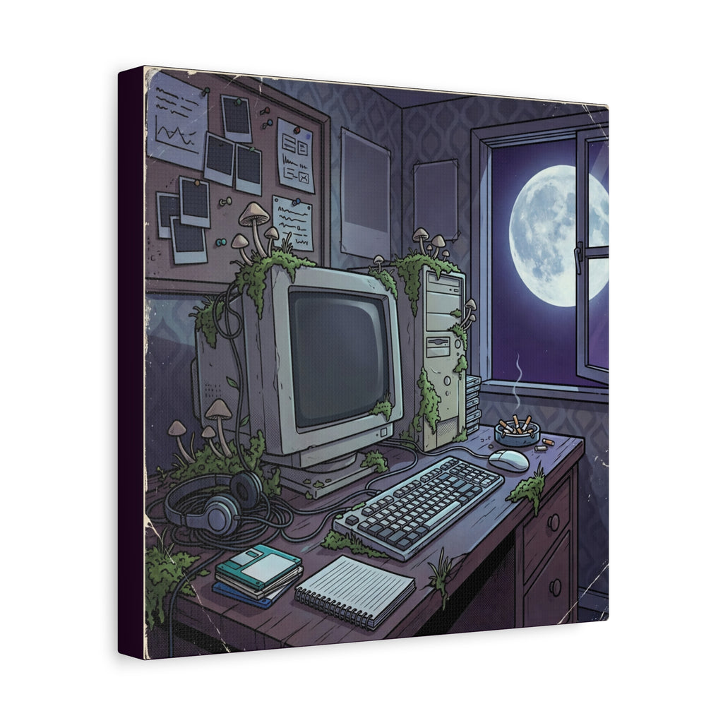 Midnight Terminal | Matte Canvas