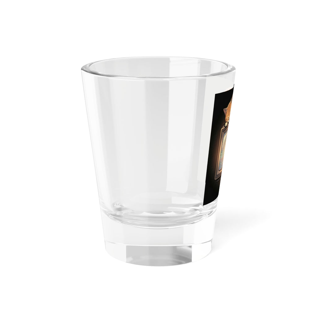 CRT TV Cat | Shot Glass