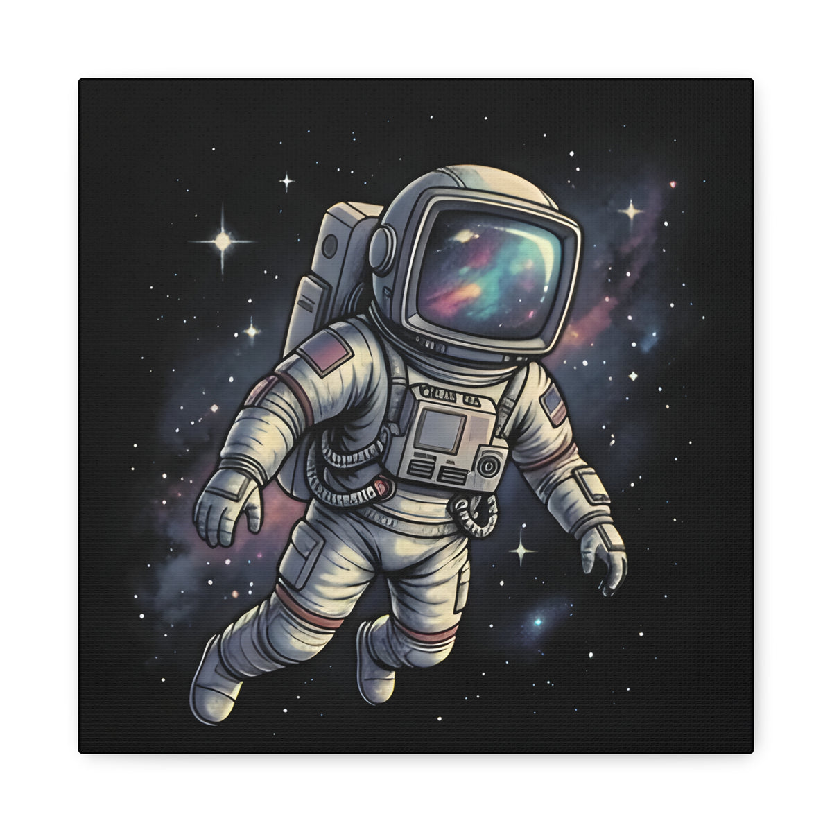 Floating Astronaut | Matte Canvas