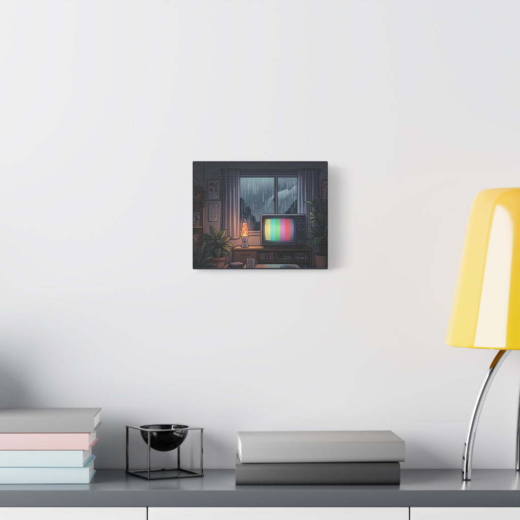 Rainy Night Broadcast | Matte Canvas
