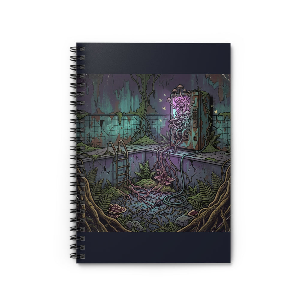 Overgrown Vending Machine | Spiral Bound Notebook