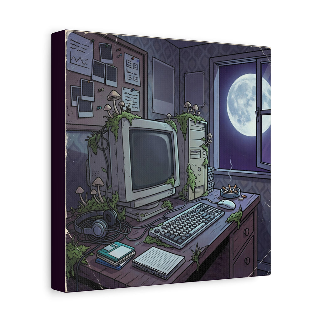 Midnight Terminal | Matte Canvas