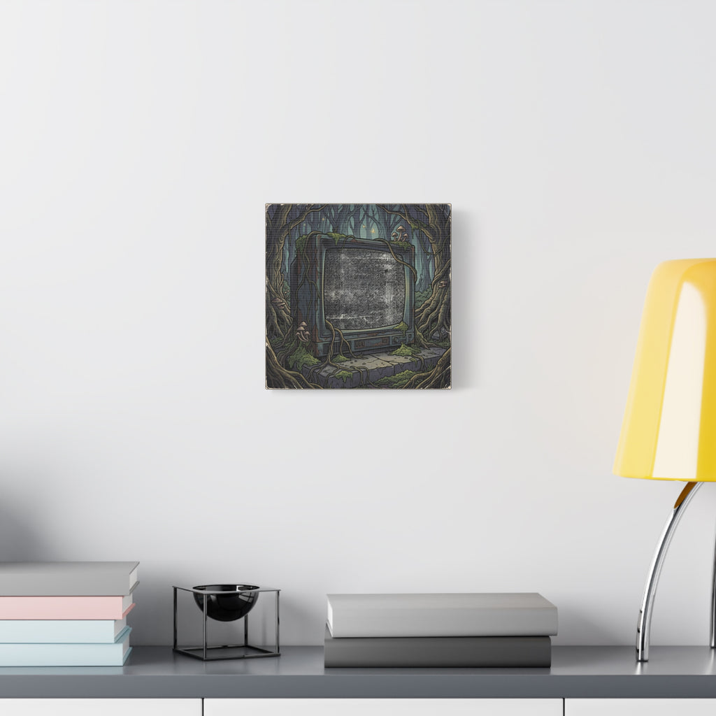 Forest Static | Matte Canvas