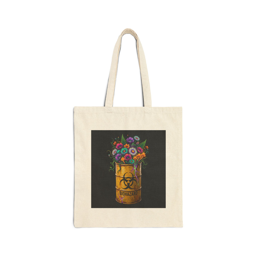 Biohazard Bloom | Canvas Tote Bag