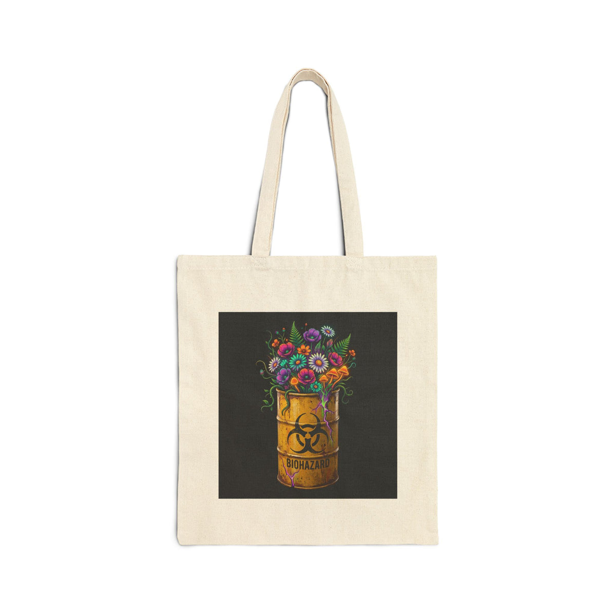 Biohazard Bloom | Canvas Tote Bag