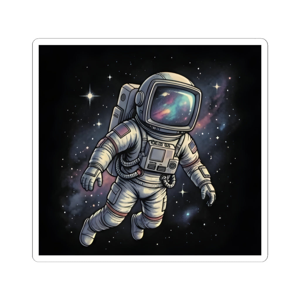 Floating Astronaut | Kiss-Cut Sticker