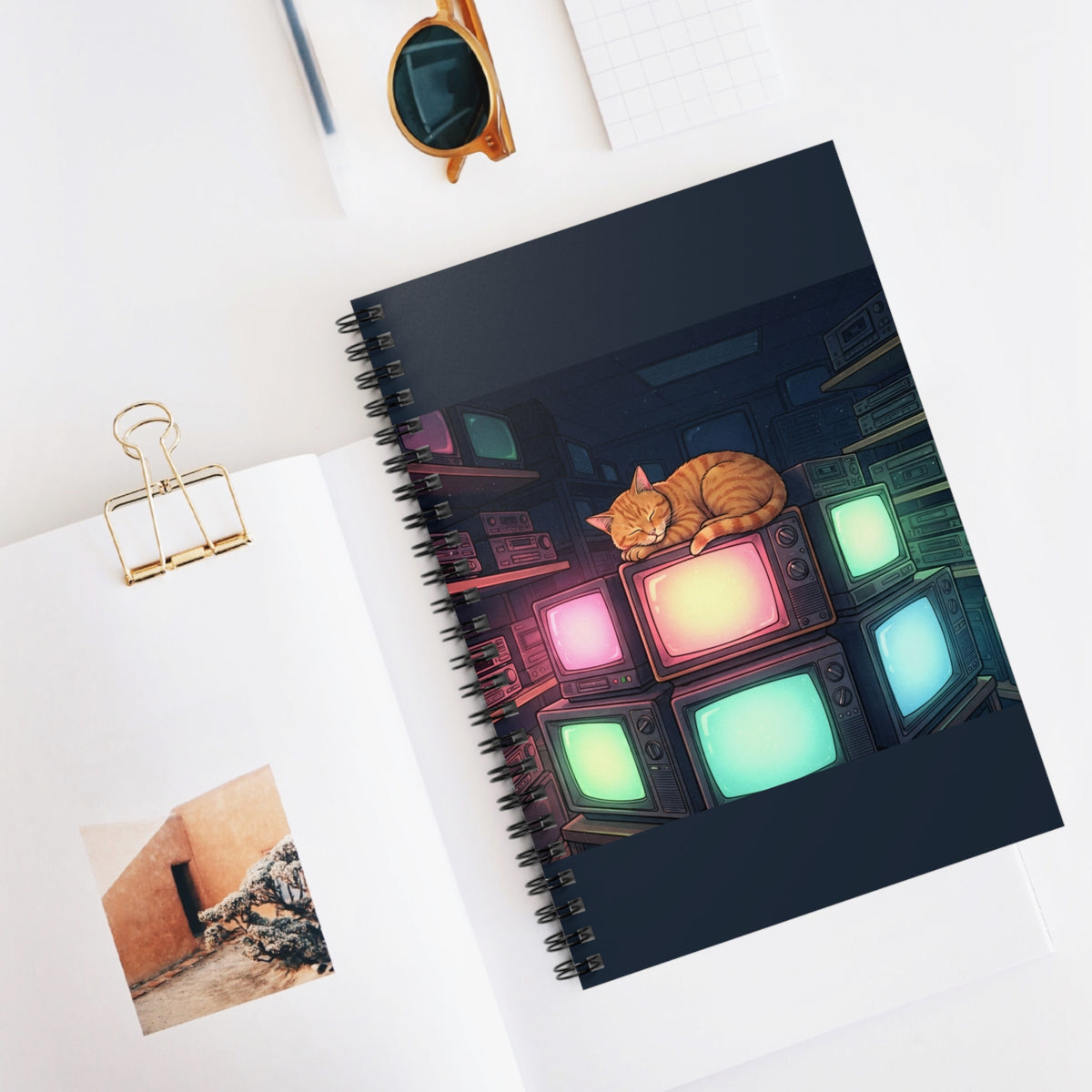 Warm Static | Spiral Bound Notebook