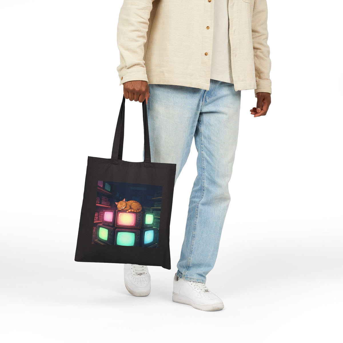 Warm Static | Canvas Tote Bag