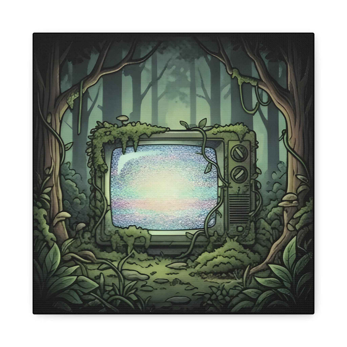 Forest CRT | Matte Canvas