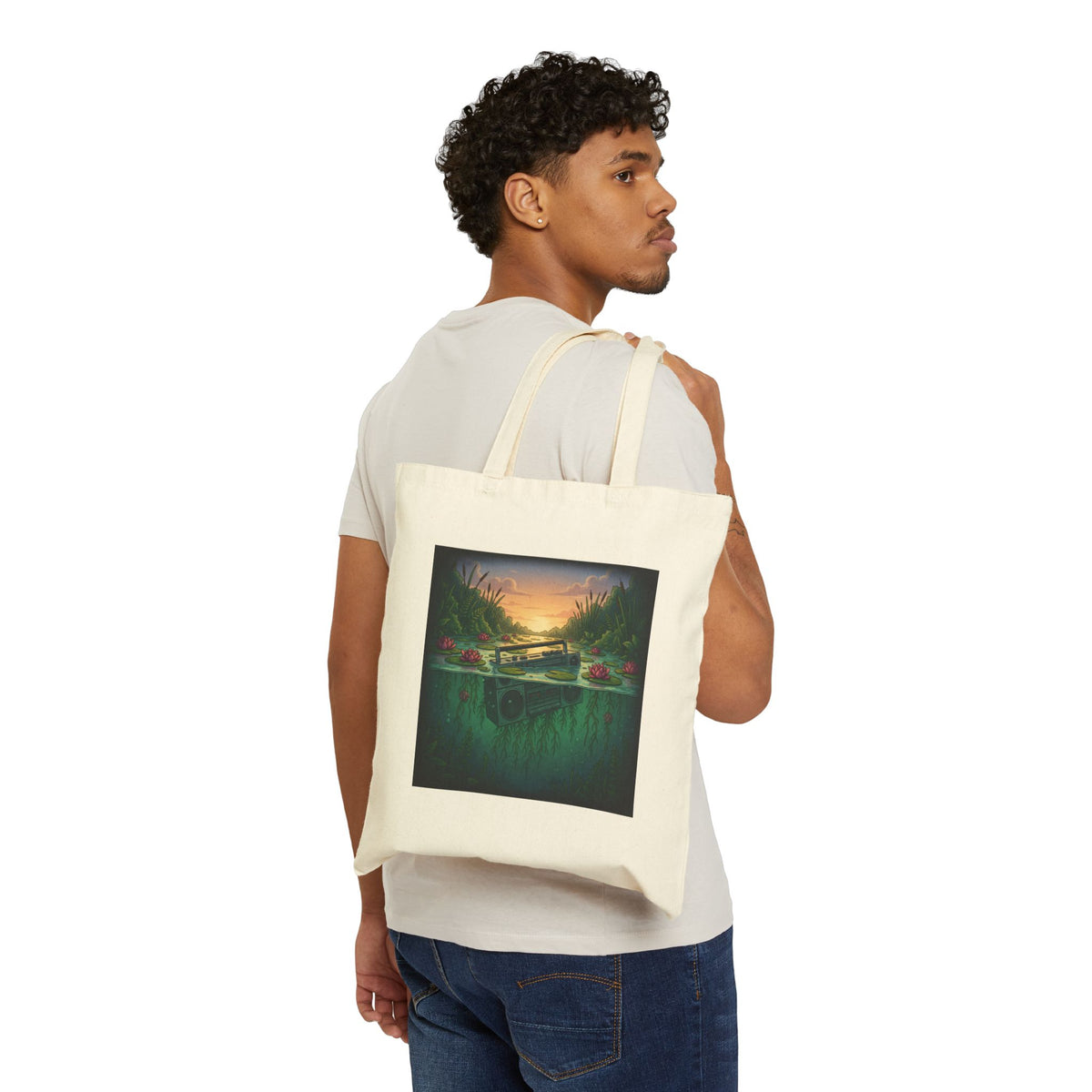Submerged Frequency |  Canvas Tote Bag