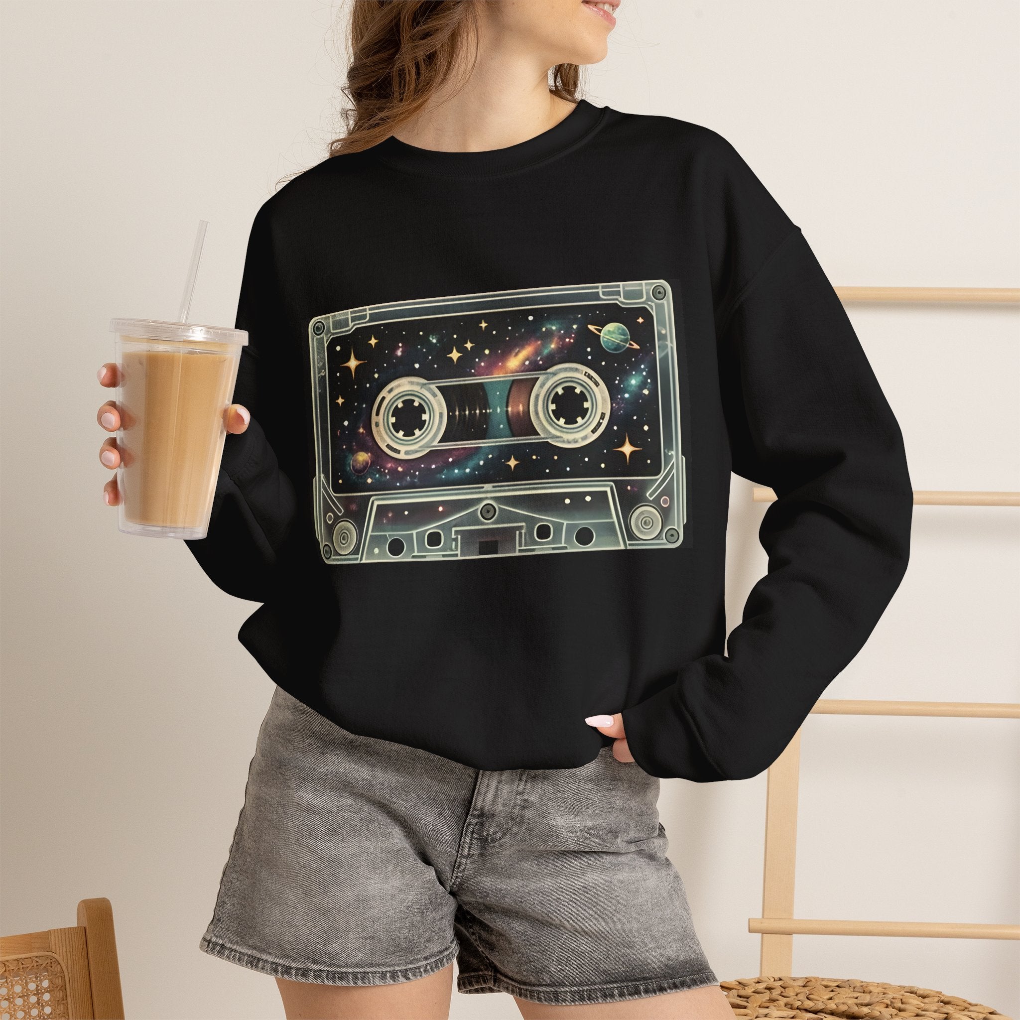 Galaxy Cassette Tape | Sweatshirt