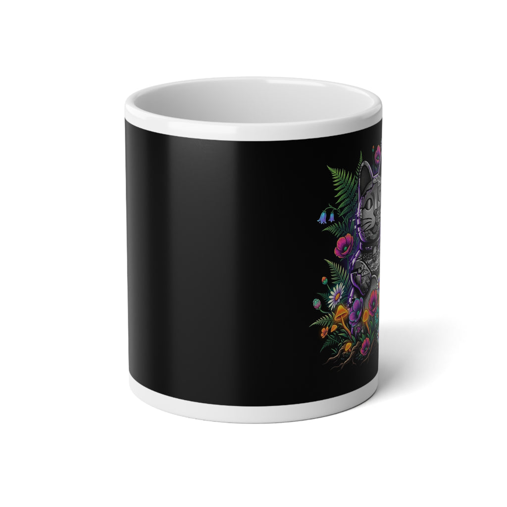 Kinetic Static Cat | 20 oz Coffee Mug