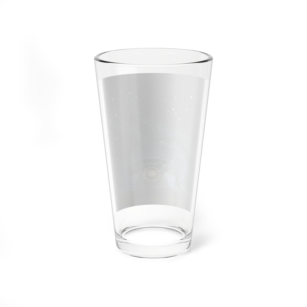 Rotary Telephone | 16 oz Glass