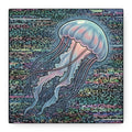 Glitched Jellyfish | Matte Canvas
