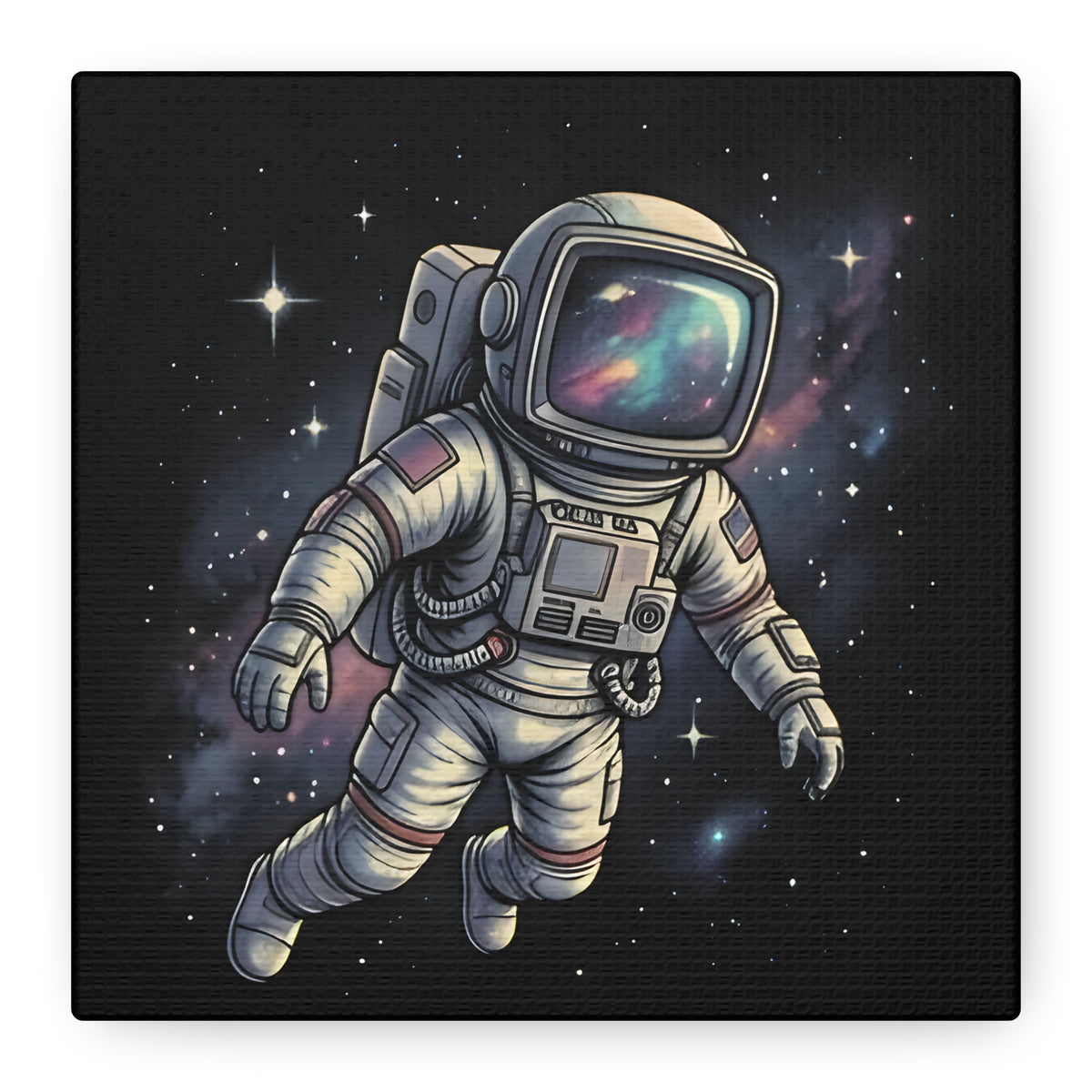 Floating Astronaut | Matte Canvas