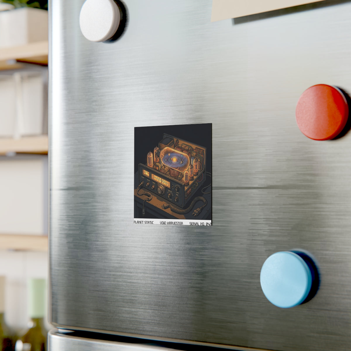 Void Harvester | Square Fridge Magnet