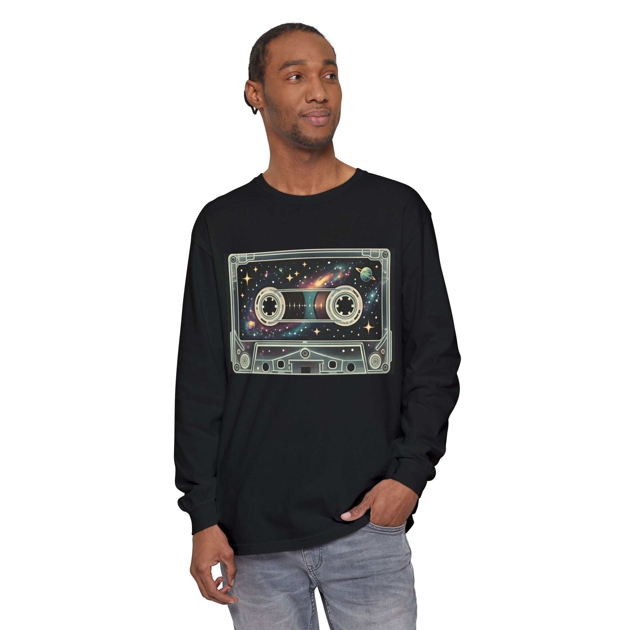 Galaxy Cassette Tape | Long Sleeve Shirt