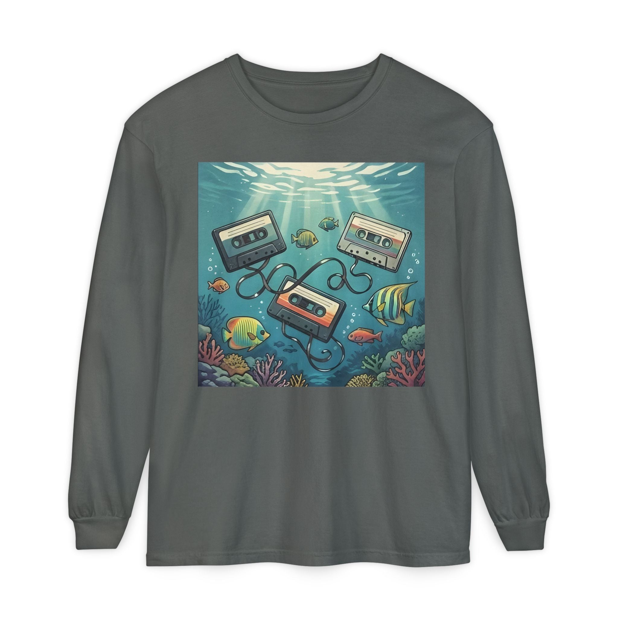 Underwater Cassette Tapes | Long Sleeve Shirt