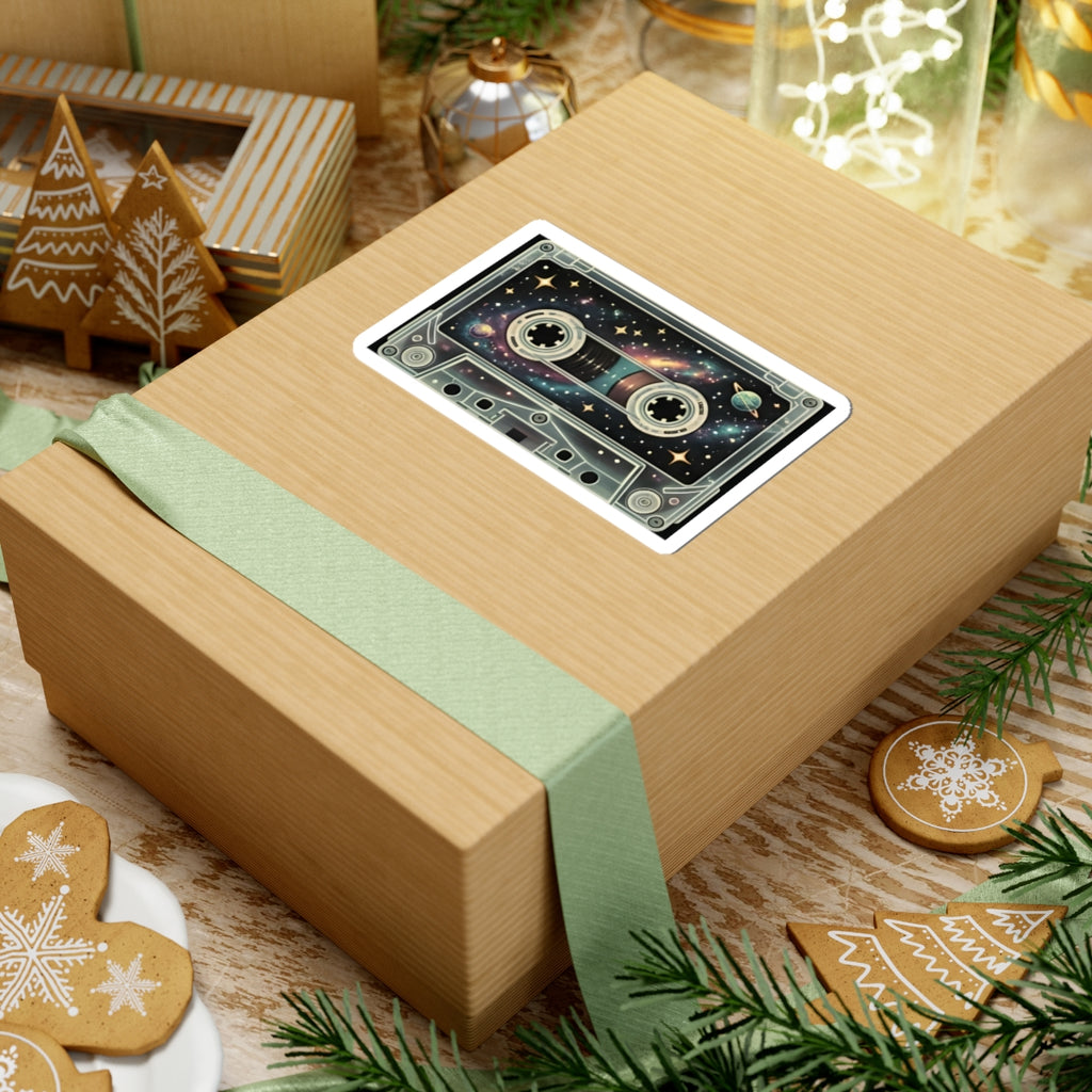 Galaxy Cassette Tape | Kiss-Cut Sticker
