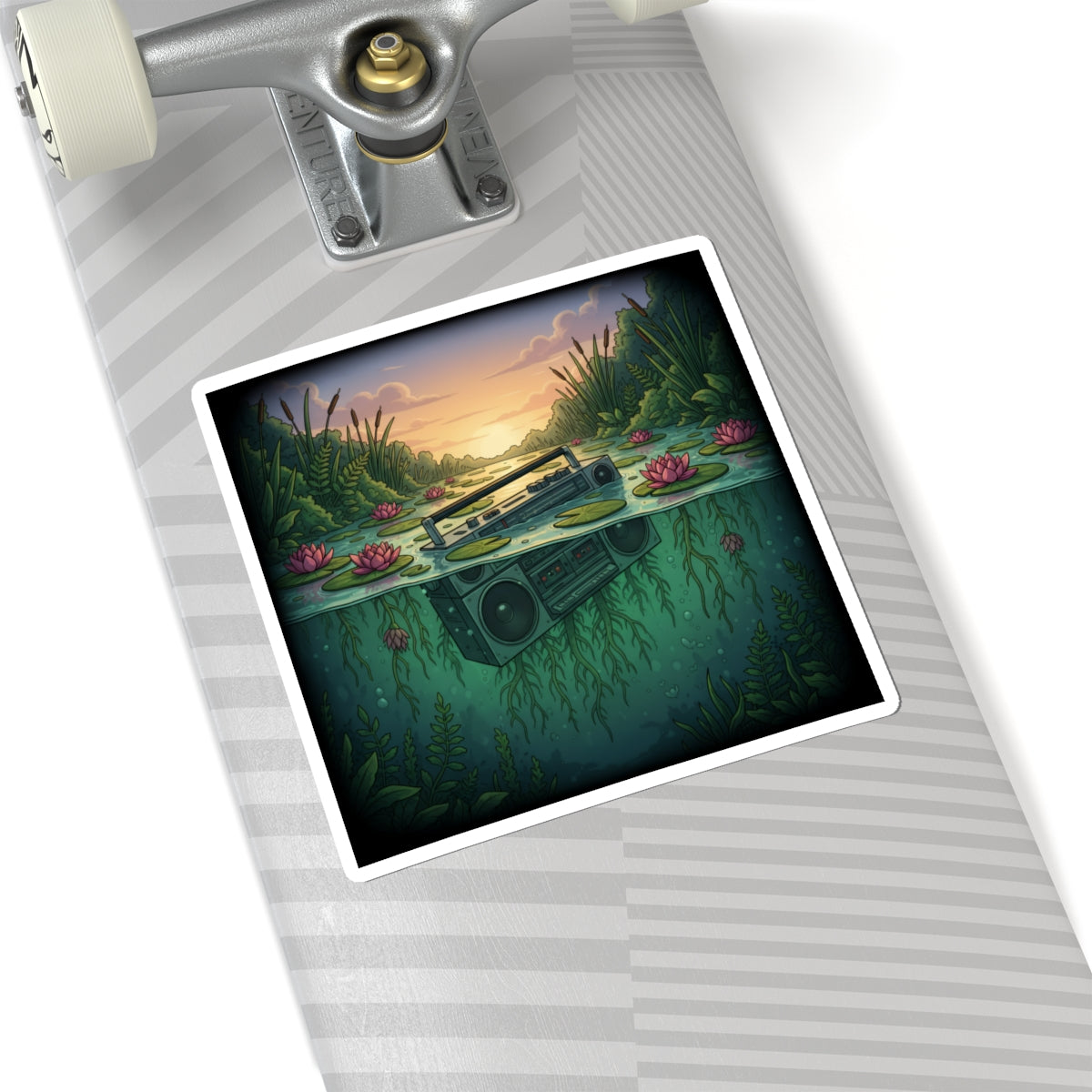 Submerged Frequency | Kiss-Cut Sticker