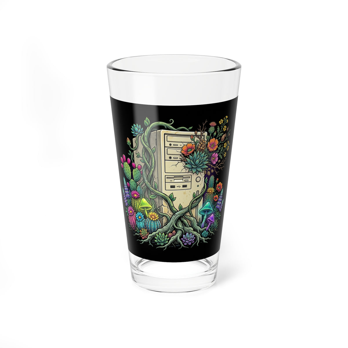 Flower Tower | 16 oz Glass