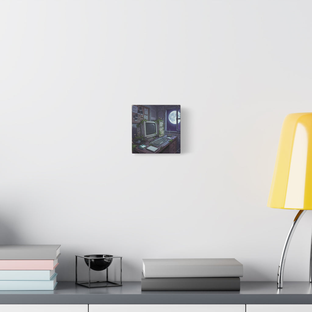 Midnight Terminal | Matte Canvas