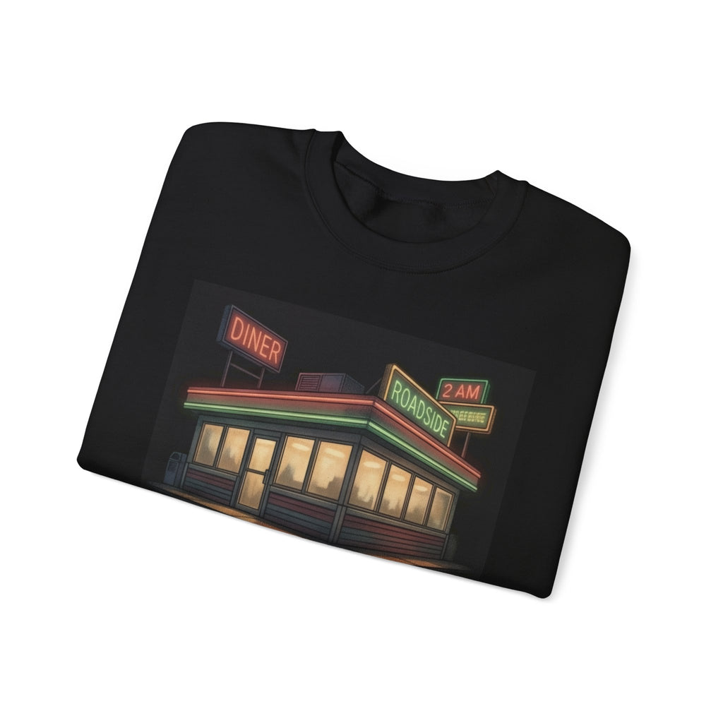 2 AM Roadside Diner | Crewneck Sweatshirt