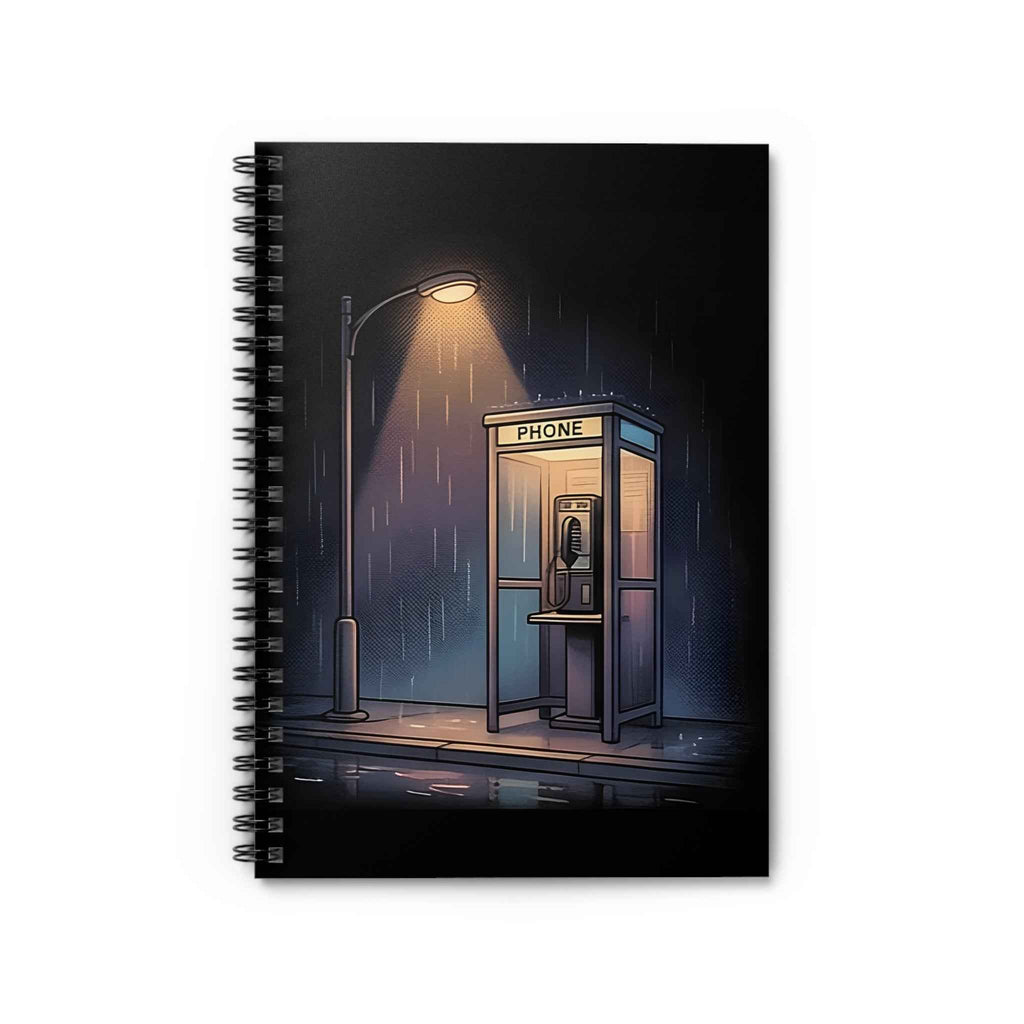 Midnight Pay Phone | Spiral Bound Notebook