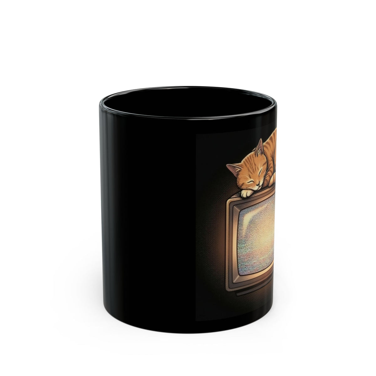 CRT TV Cat | 11/15 oz Coffee Mug