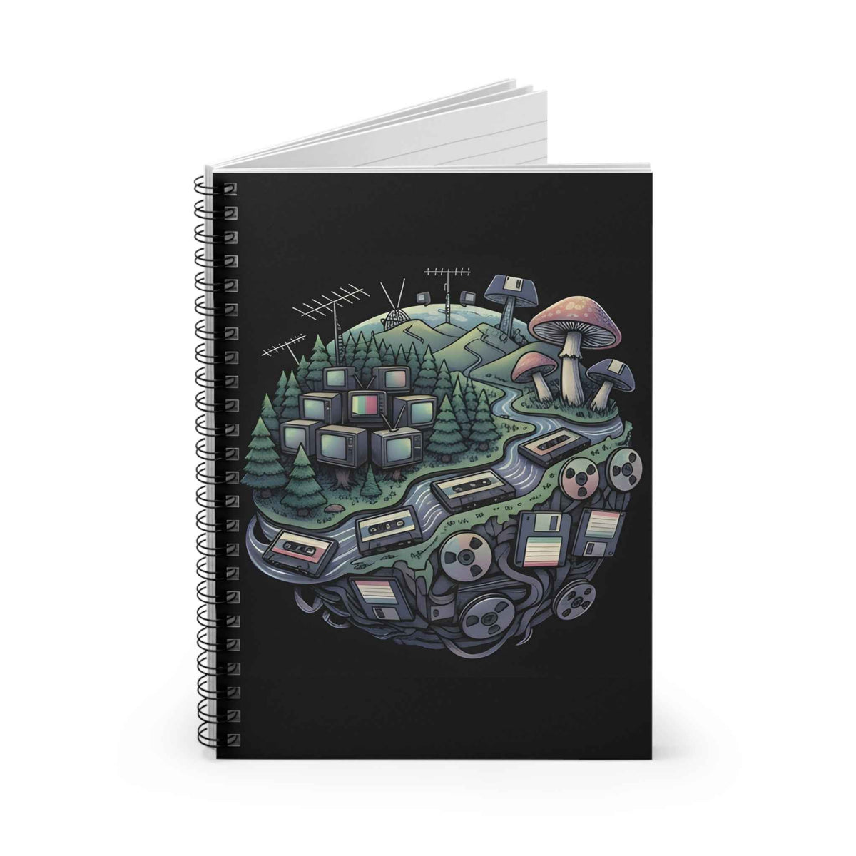 Planet Static | Spiral Bound Notebook