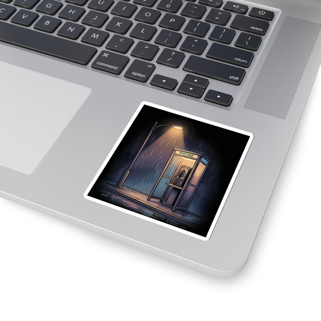 Midnight Pay Phone | Kiss-Cut Sticker