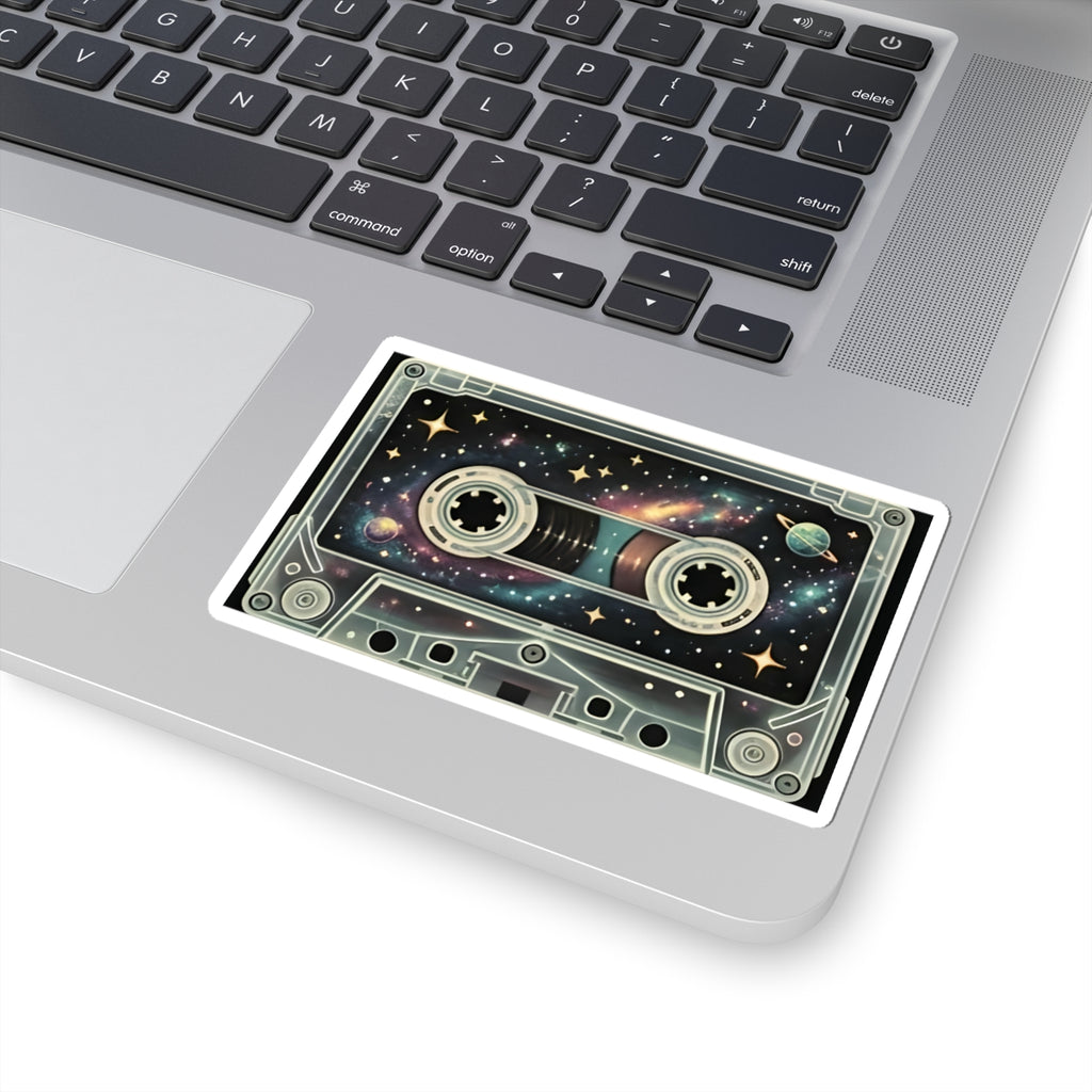 Galaxy Cassette Tape | Kiss-Cut Sticker